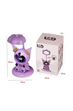 Led Masa Lambası Kalemtıraş Katlanabilir Işık Sevimli Masa Lambası Usb Şarjlı