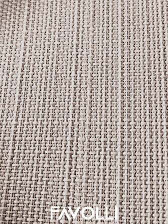 FAVOLLİ Keten Dokulu Taş Rengi Masa Örtüsü Dertsiz