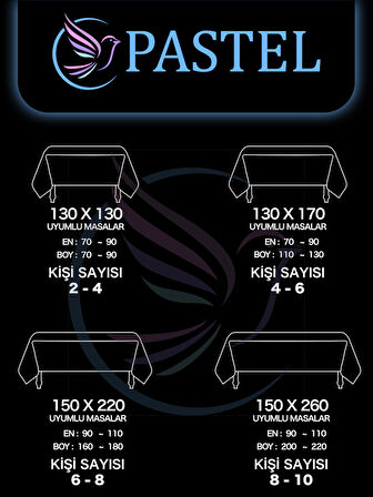 Pastel Grisi Masa Örtüsü Kadife Dokulu Leke Tutmaz