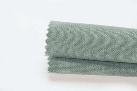 Pastel Sis Mavisi Rengi Masa Örtüsü Kadife Dokulu Leke Tutmaz