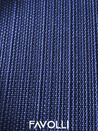 FAVOLLİ Keten Dokulu Lacivert Masa Örtüsü Dertsiz