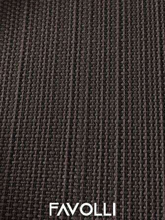 FAVOLLİ Keten Dokulu Antrasit Masa Örtüsü Dertsiz