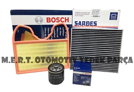 Vw Polo 1.0 Benzinli Filtre Bakım Seti 3'Lü (2014-2017) Chy