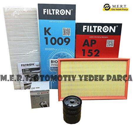Opel Vectra B Filtre Bakım Seti 1.6 Ve 2.0 16V (1995-2003)