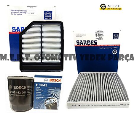 Honda Civic 1.6 Fd6 Filtre Bakım Seti (2007-2012)