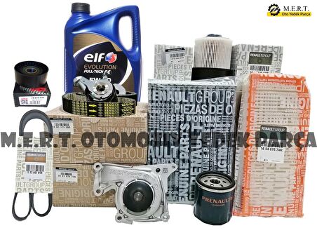 Sandero 1.5 Dci E5 Komple Bakım Seti Triger Devirdaim Filtre Yağ