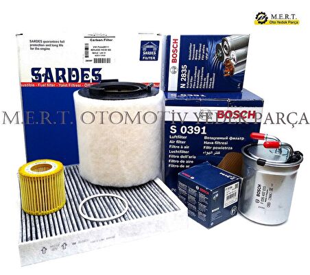 Vw Polo 1.2 Tdi Dizel Bosch Filtre Bakım Seti (2010-2014)