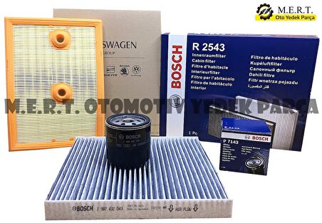 Seat Leon 1.2 Tsı Ve 1.4 Tsı Filtre Bakım Seti 2013-2018 (538912824)