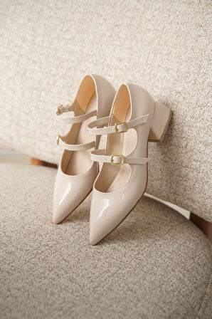 Kadın Jovis Kısa Topuklu Ayakkbı - Ten-Rugan