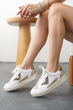 Kadın Mambo Spor Ayakkabı - Beyaz-Leo