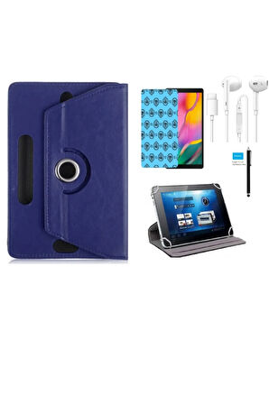 Casper Via S40 10.4" Uyumlu Tablet Kılıf 4 lü Set Kılıf+Ekran Koruma+Kalem+Kulaklık