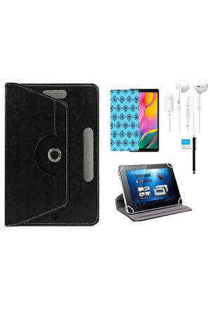 Casper Via L40 10.4" Uyumlu Tablet Kılıf 4 lü Set Kılıf+Ekran Koruma+Kalem+Kulaklık