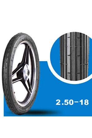 Yasa Motosiklet Dış Lastiği 250-18 F Tt (İÇ LASTİKLE KULLANIMA UYGUNDUR) Ön Yol