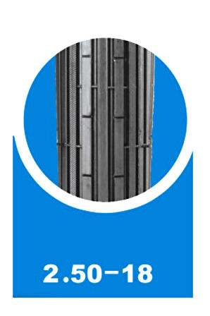 Yasa Motosiklet Dış Lastiği 250-18 F Tt (İÇ LASTİKLE KULLANIMA UYGUNDUR) Ön Yol