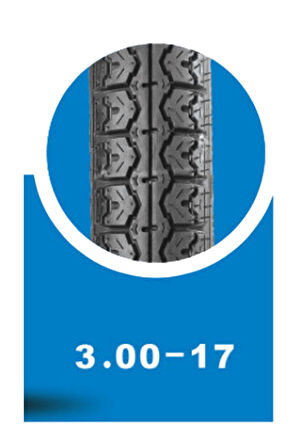 Yasa Np Arka Yol Motosiklet Lastiği 300-17 Tt(İÇ LASTİKLE KULLANIMA UYGUNDUR) 6pr