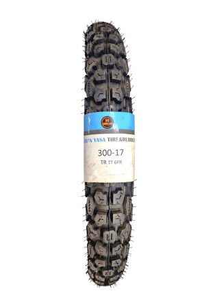 Motosiklet Lastiği 300-17 Tt (İÇ LASTİKLE KULLANIMA UYGUNDUR)6pr
