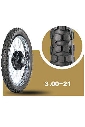 Iran Yasa Tr Kp 300-21 Tt (İÇ LASTİKLE KULLANIMA UYGUNDUR) Ön Yol/ Toprak Lastiği