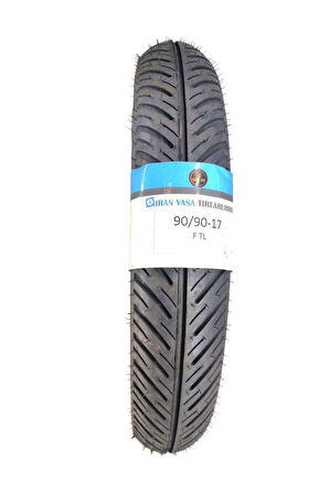 Yasa Motosiklet Dış Lastiği 90/90-17 F Tubeles Tl (İÇ LASTİKSİZ) Arka Yol