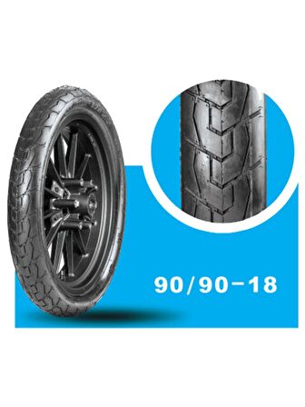 YASA Motosiklet Yol Lastiği 90/90-18 TL Tubeless( İç Lastiksiz) 2022 Üretim Yılı Ön/Arka
