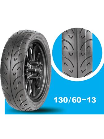 YASA Motosiklet Yol  Lastiği 130/60-13 Tubeless (İç Lastiksiz)TL  2022 Üretim Yılı Ön/Arka 