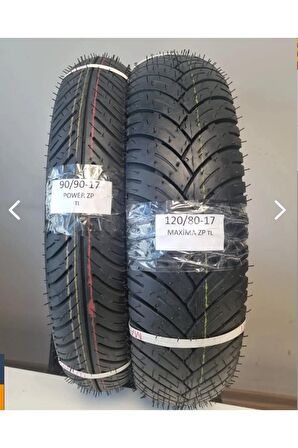 Set 90/90-17 Ve 120/80-17/ Maxıma Zp Ön/arka Motosiklet Lastiği Maxımazpset1