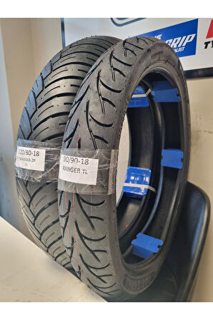 120/80-18 VE 90/90-18 MOTOSİKLET LASTİK TAKIMI TL (TUBELESS - DUBLEKS)