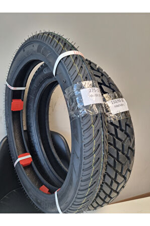 Set 2.75-18 Power Zp(TL) Ve 110/90-16 Panther(TL) Ön/arka Takım