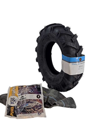 400-8 Çapa Makinesi Lastiği Traktör Desen Lastik İç Lastik Set