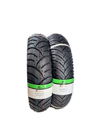 Bajaj Pulsar, Honda Cbr, Aprılıa Rs4, 110/80-17 Tl Ve 130/70-17 Tl Dubleks Lastik Set