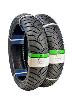 Bajaj Pulsar, Honda Cbr, Aprılıa Rs4, 110/80-17 Tl Ve 130/70-17 Tl Dubleks Lastik Set