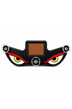 Solar Devil Eyes Araç Işıkları Ön/Arka Cam İçin Güneş Enerjili/USB Bağlantılı LED Işıkları Beyaz-Sarı