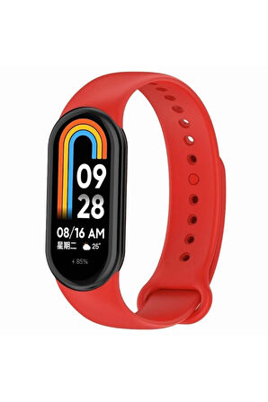 Xiaomi Mi Band 8 Uyumlu Soft Silikon Kordon