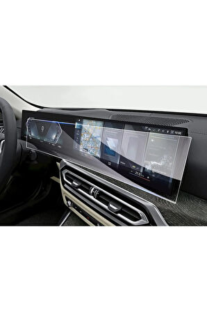 BMW 7 Serisi 2022-2024 Model Gösterge ve Dokunmatik Bilgi Ekranı Uyumlu  9H Nano Ekran Koruyucu