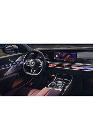 BMW 7 Serisi 2022-2024 Model Gösterge ve Dokunmatik Bilgi Ekranı Uyumlu  9H Nano Ekran Koruyucu