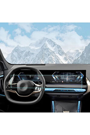 BMW X7 2024 Model Gösterge ve Dokunmatik Bilgi Ekranı Uyumlu  9H Nano Ekran Koruyucu