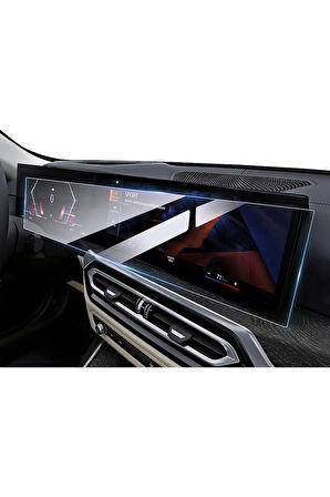 BMW i5 2022-2024 Model Gösterge ve Dokunmatik Bilgi Ekranı Uyumlu  9H Nano Ekran Koruyucu