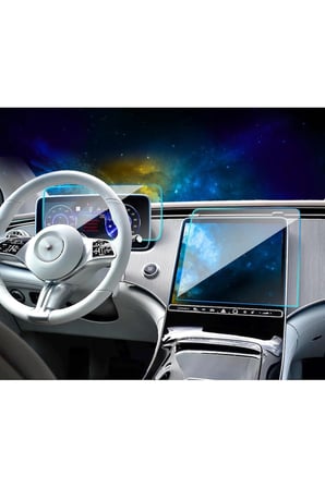 Mercedes Eqe 2023 2024 2025 2026 Model Multimedya Ve Gösterge Panel Uyumlu 9h Nano Ekran Koruyucu Set