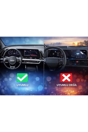 Kia Sportage Uyumlu 2023-2025 Model (Makyajlı Hariç) Büyük Bilgi Ekranı 9H Nano Ekran Koruyucu