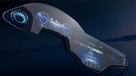 Mercedes EQS 580 Uyumlu 2021-2025 Model Tek Parça Büyük Ekran 9H Nano Ekran Koruyucu