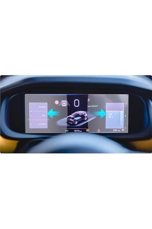 Jeep Avenger uyumlu 2024-2025 Model 10.25 inç Gösterge Panel 9H Nano Ekran Koruyucu