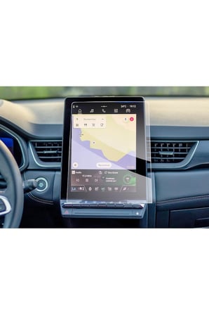 Renault Captur Uyumlu 2024 2025 2026 Model 10.4 inç Multimedya Navigasyon 9H Nano Ekran Koruyucu