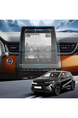 Renault Captur Uyumlu 2024 2025 2026 Model 10.4 inç Multimedya Navigasyon 9H Nano Ekran Koruyucu