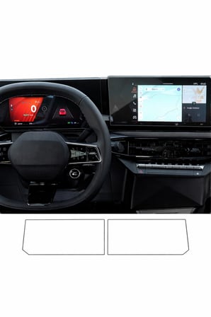 Renault Clio Esprit Alpine Uyumlu 2026 Model Multimedya ve Gösterge 9H Nano Ekran Koruyucu 2li Set