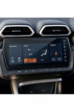 Mg Zs Uyumlu 2025-2026 Model 12.3 inç Multimedya Navigasyon 9H Nano Ekran Koruyucu