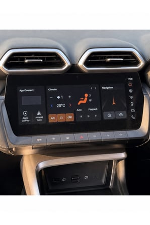 Mg Zs Uyumlu 2025-2026 Model 12.3 inç Multimedya Navigasyon 9H Nano Ekran Koruyucu
