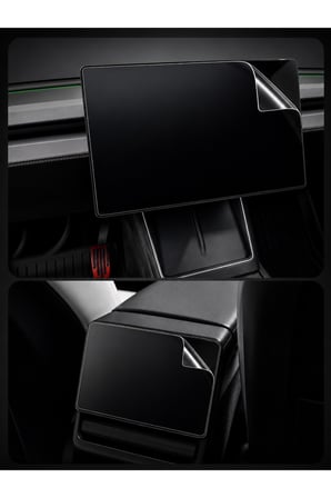 Tesla Model Y Performance Uyumlu 2026 Model 16 inç Multimedya 8 inç Arka Küçük Ekran 9H Nano Ekran Koruyucu 2 li Set