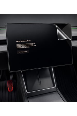 Tesla Model Y Performance Uyumlu 2026 Model 16 inç Multimedya 8 inç Arka Küçük Ekran 9H Nano Ekran Koruyucu 2 li Set