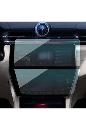 Maserati Grecale Uyumlu 12.3 inç Navigasyon 8.8 inç Alt Ekran Uyumlu 9H Nano Ekran Koruyucu 2li Set