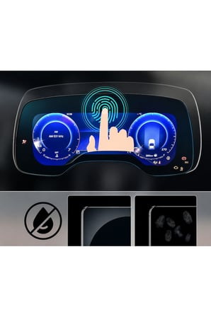 Maserati Grecale Uyumlu Direksiyon Arkası Gösterge Panel 9H Nano Ekran Koruyucu