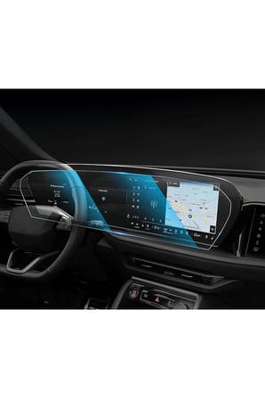 Audi A5 / A6 Uyumlu 2026 Model 26.4 inç Direksiyon Arkası Büyük Ekran 9H Nano Ekran Koruyucu